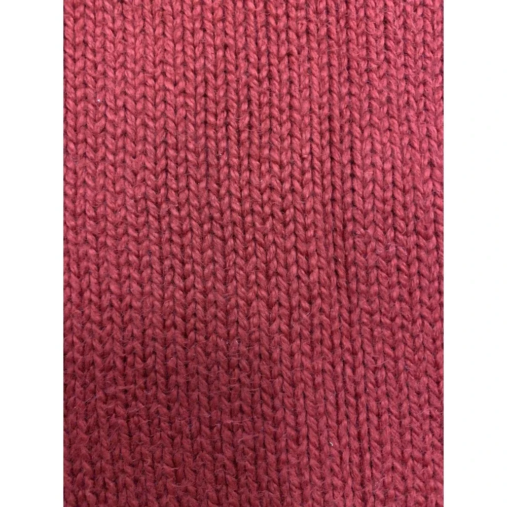 Ralph‎ Lauren Sweater Men's Large Po1o Pullover 100% Cotton Knit Red